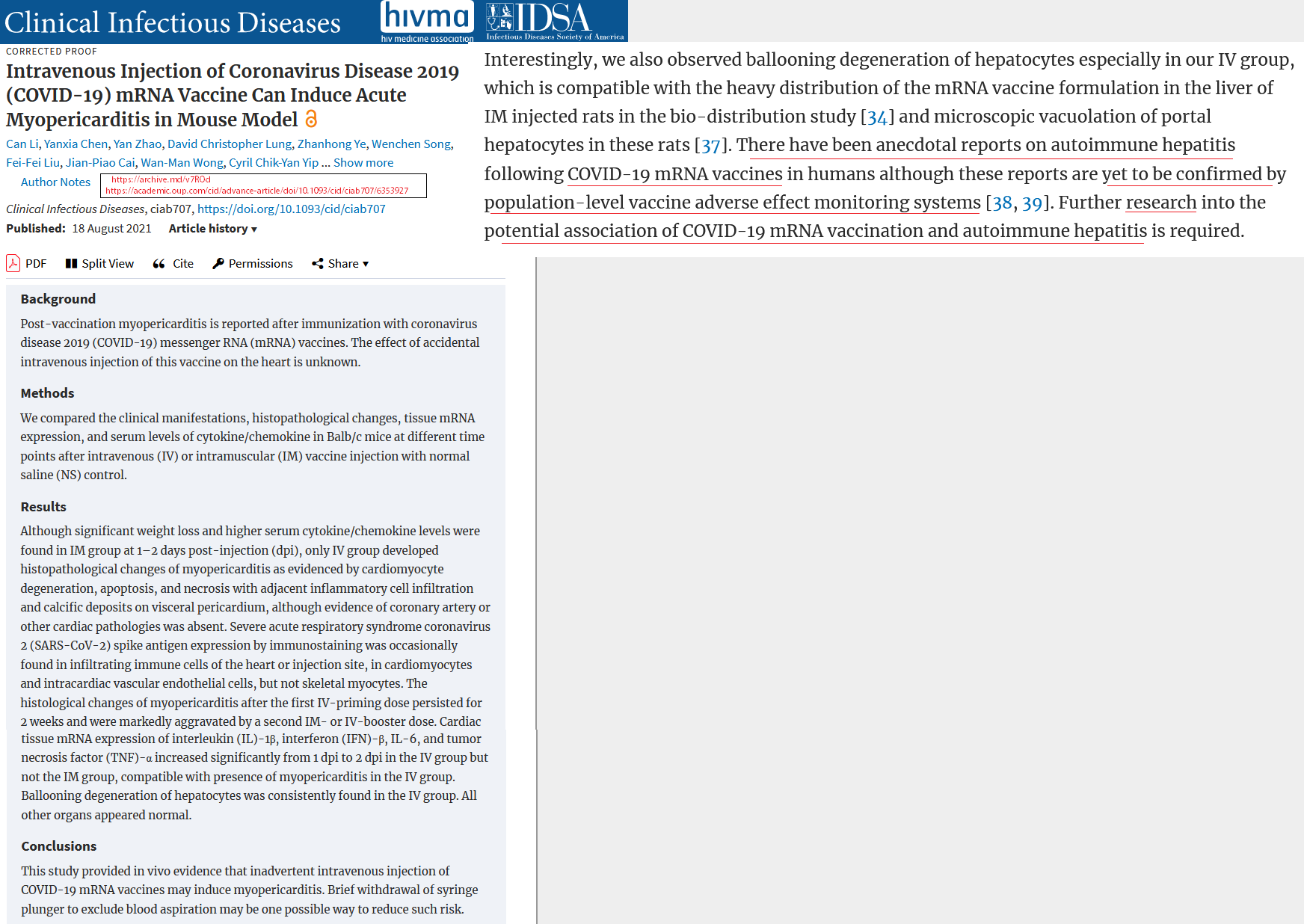 08_18_21 Intravenous Injection of Covid Vax Can Induce Myopericarditis.png