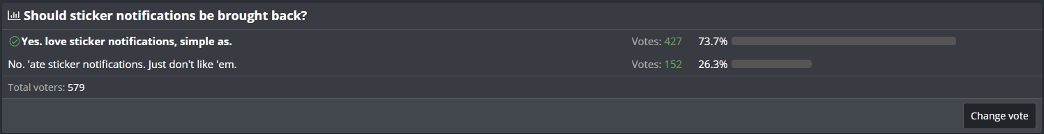 Poll Do You Want Sticker Notifications Back Page 42 Kiwi Farms