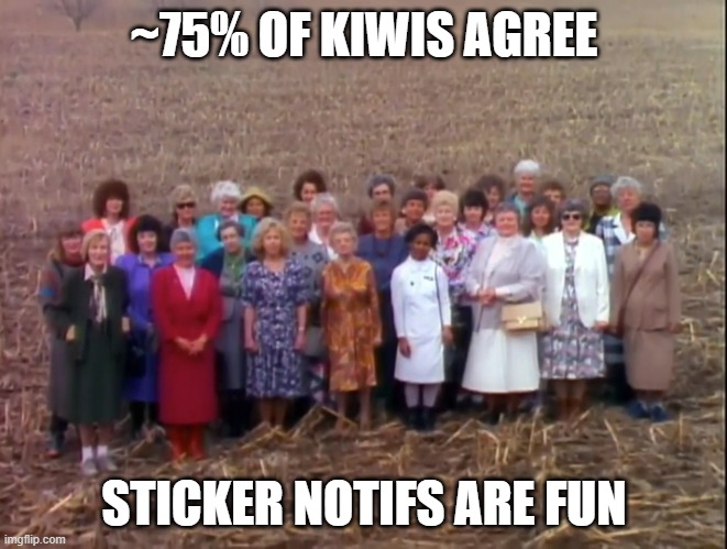 Poll Do You Want Sticker Notifications Back Page 136 Kiwi Farms