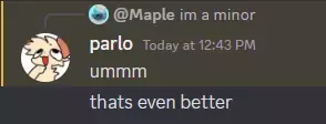 Picture from 2022 ish. This has been debunked. Parlo and maple are roughly 1 year age gap