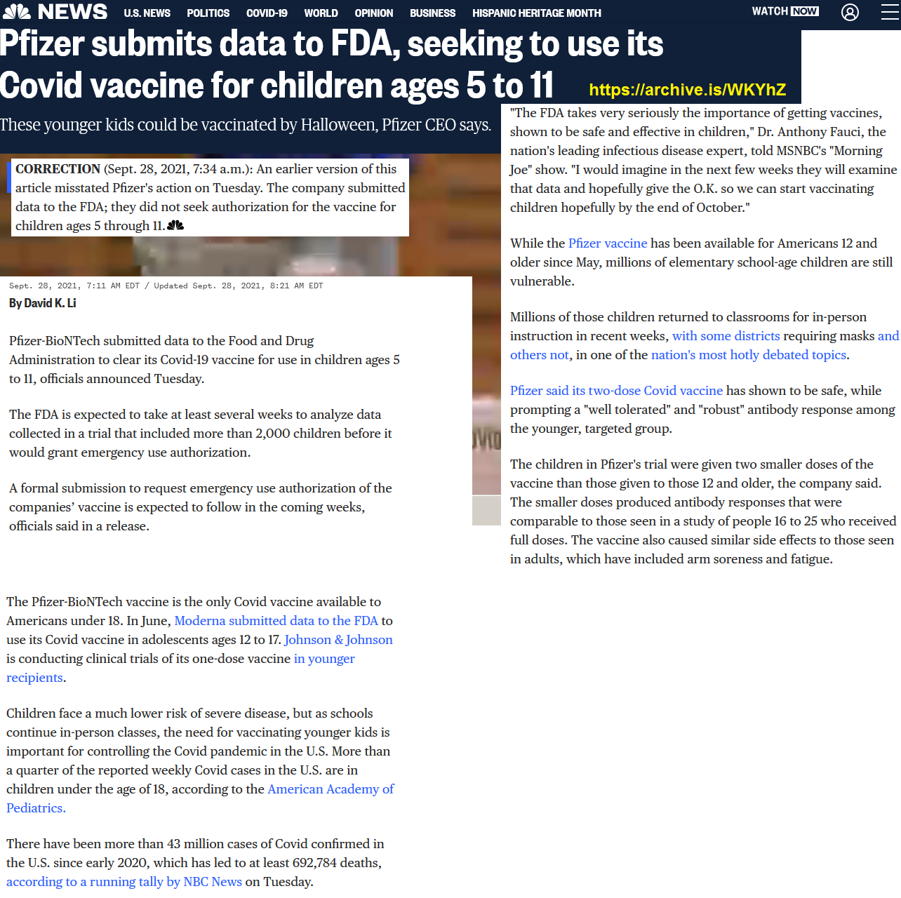 9_28_2021 Pfizer submits data to FDA seeking to use Covid vax for 5yr olds.png