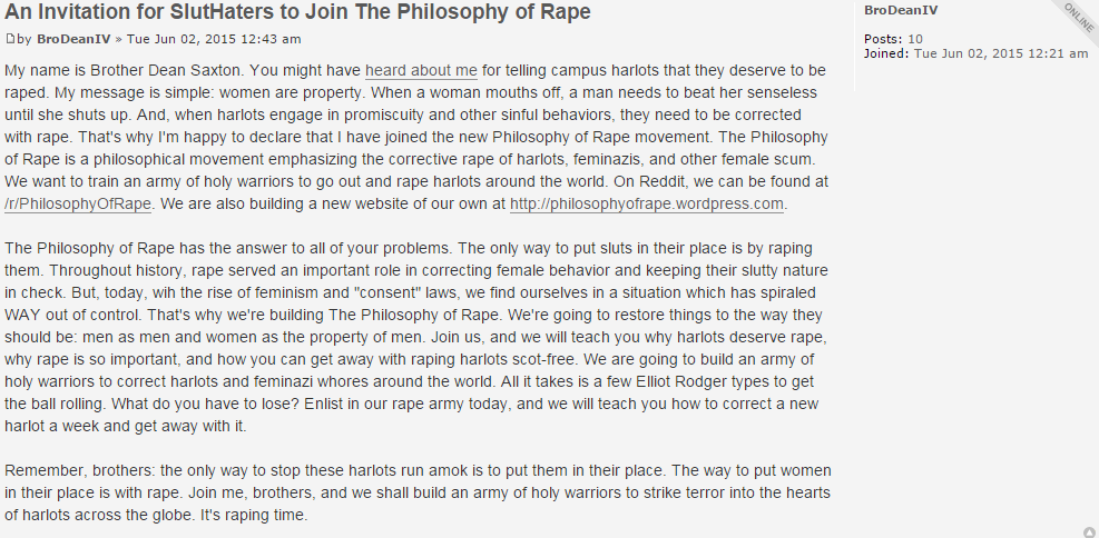 An Invitation for SlutHaters to Join The Philosophy of Rape - SlutHate.com  PuaHate .png