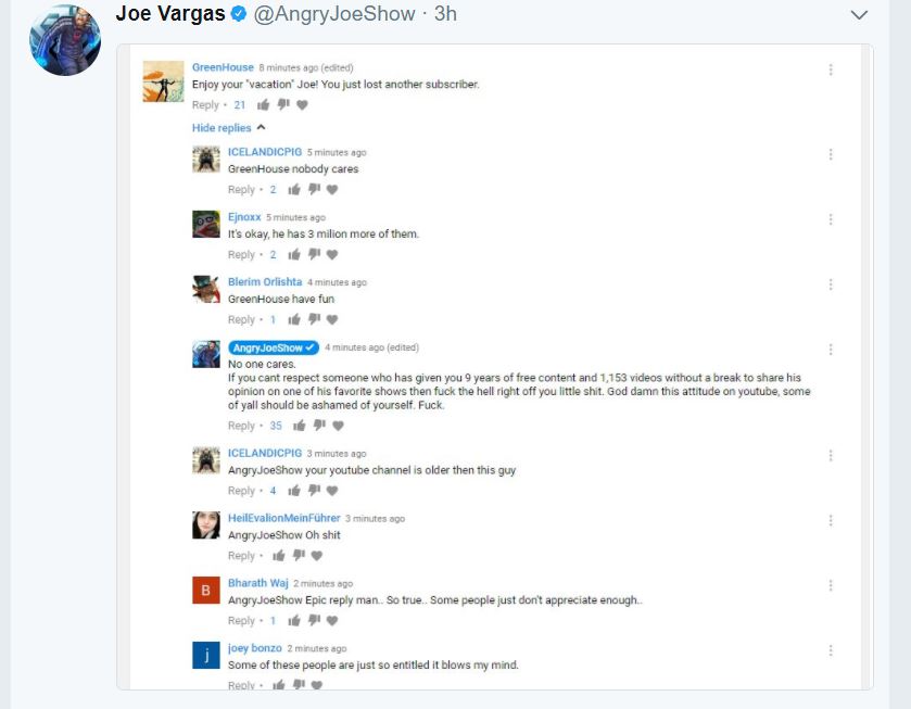 Angry Joe lost another subscriber.JPG
