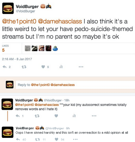 Capture VoidBurger implies Lowtax is a bad parent.PNG