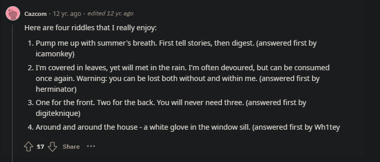 cazcom zooey riddles.png