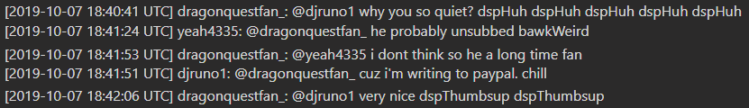 DJRuno1 $20 possible chargeback Untitled Goose Game_chatlog.png