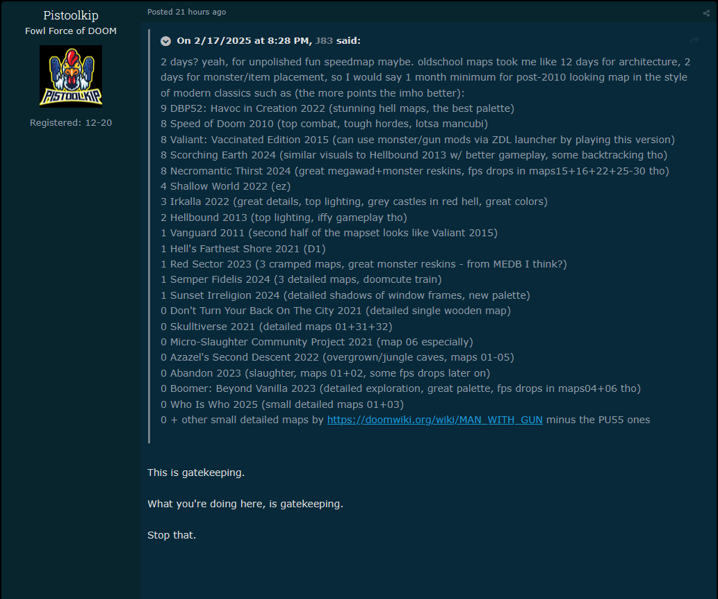 doomworld gatekeeping.PNG