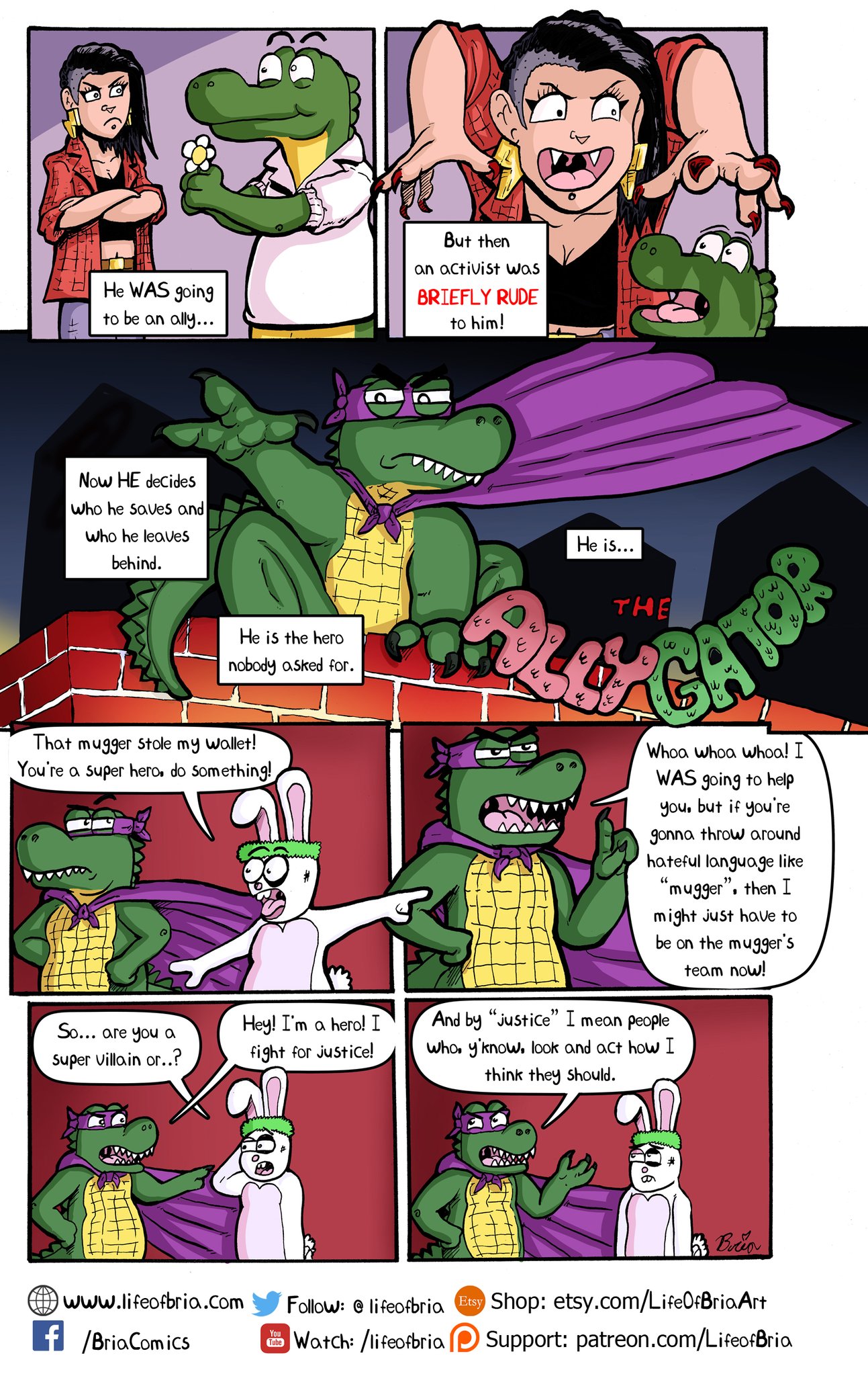 Life of Bria / Bria Comics / Sabrina Barker Fairley Symington / Stephen