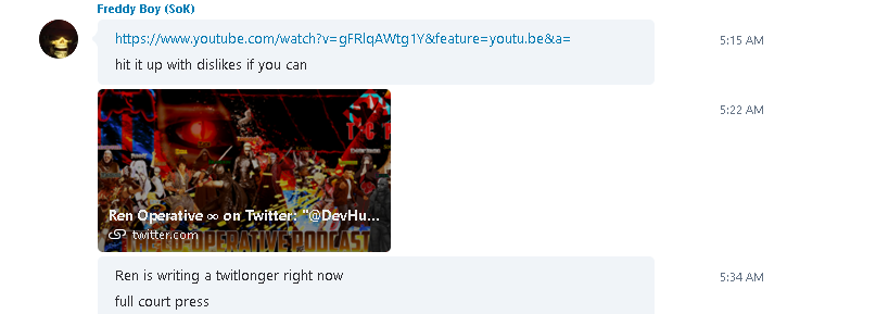 Fred asking for dislikes.PNG