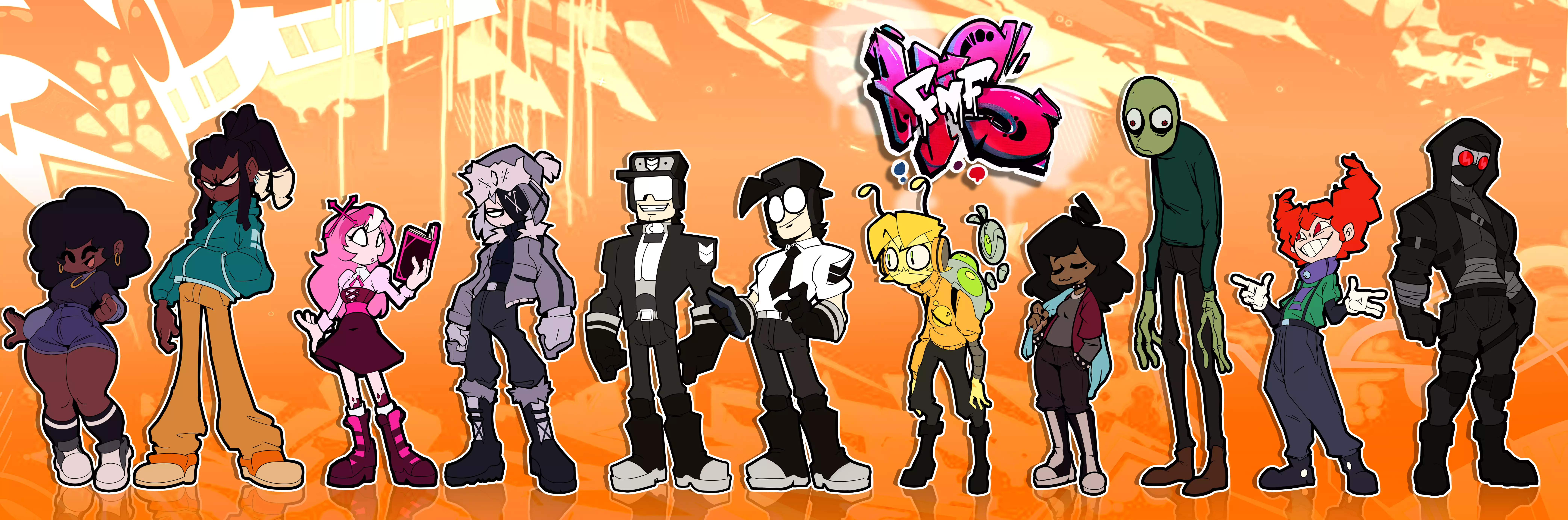 Friday Night Funkin HS Designs 2 by GresskarStudio via Newgrounds.webp