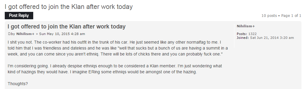 I got offered to join the Klan after work today -  SlutHate.com  PuaHate .png