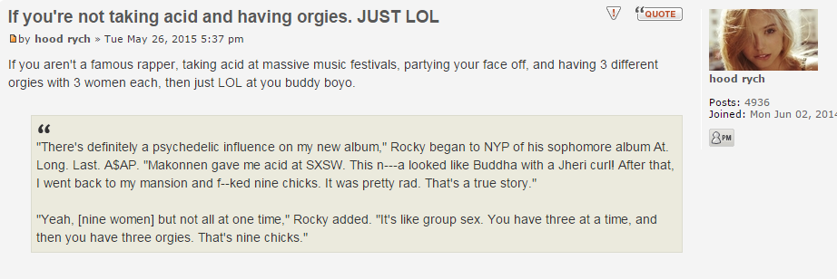 If you're not taking acid and having orgies. JUST LOL -  SlutHate.com  PuaHate .png