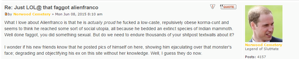 Just LOL@ that faggot alienfranco -  SlutHate.com  PuaHate  (2).png
