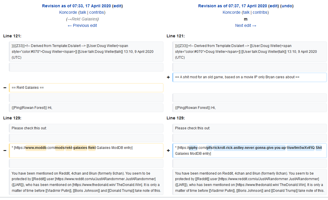 Koncorde's bigotry against a Mortal Engines game mod and its developer.png