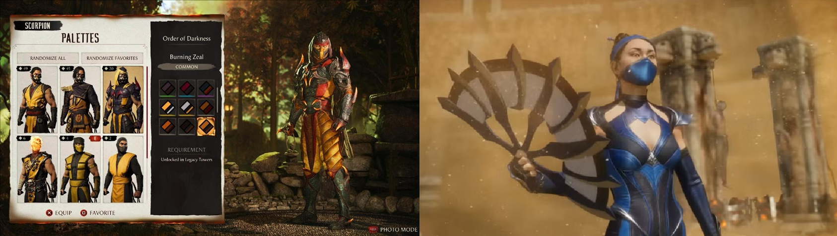MK1 customization and MK11 kitana story mode.webp