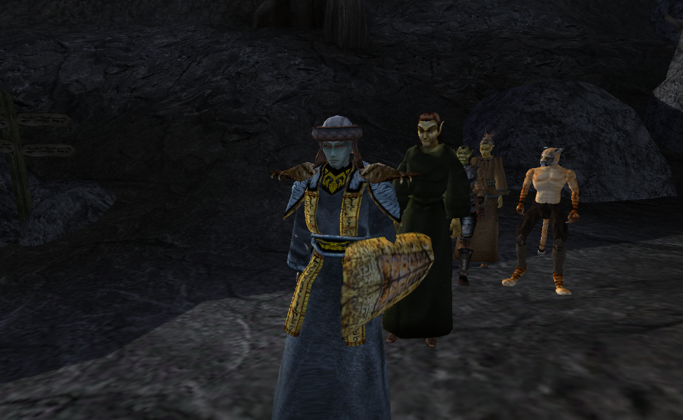 morrowind 32 wadding through the Foyada.png