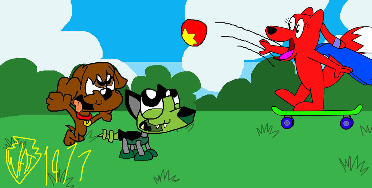 roy_and_glurt_playing_ball__collab__by_wildstar27_demi6dw-pre.jpg