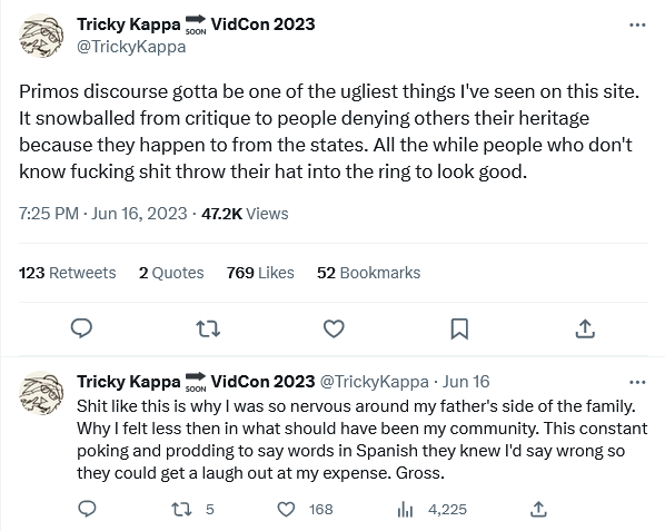 Screenshot 2023-06-17 at 17-42-04 Tricky Kappa 🔜 VidCon 2023 on Twitter Primos discourse gotta...png