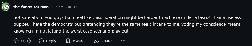 Screenshot 2024-11-06 at 01-07-42 feels relevant right now... r_ClassConscienceMemes.png