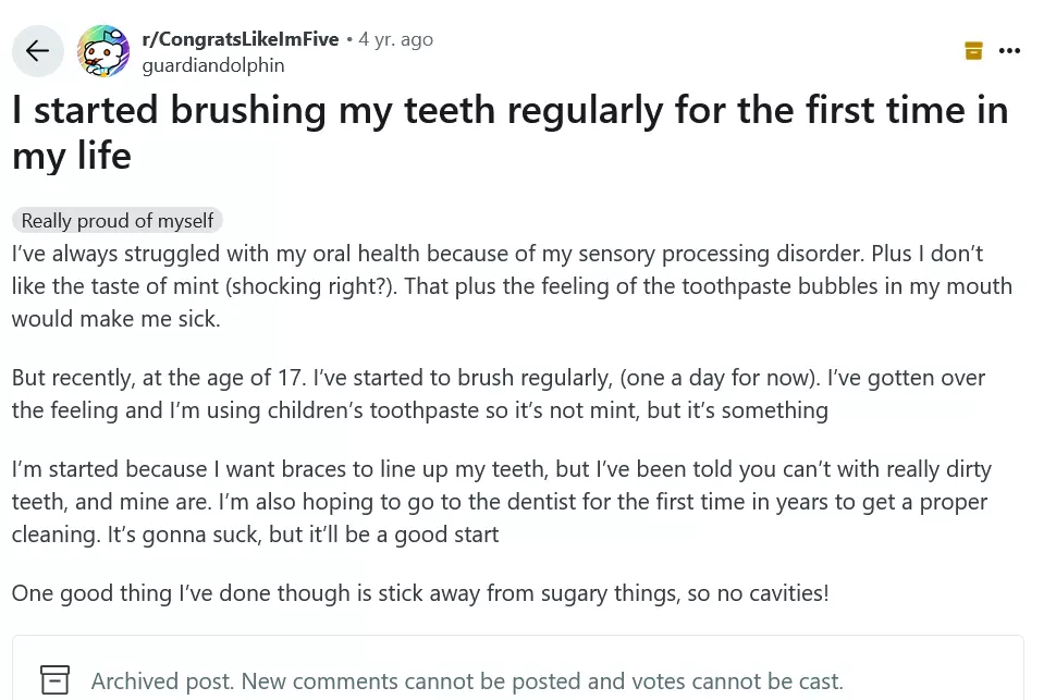Screenshot 2025-07-20 at 00-05-40 I started brushing my teeth regularly for the first time in...webp