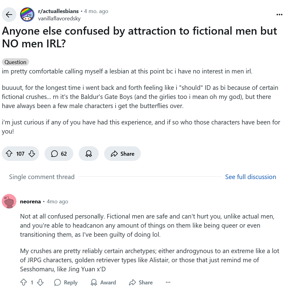 Screenshot 2025-07-26 at 20-26-46 Anyone else confused by attraction to fictional men but NO ...webp