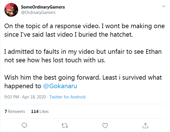 Screenshot_2020-04-18 SomeOrdinaryGamers on Twitter On the topic of a response video I wont be...png