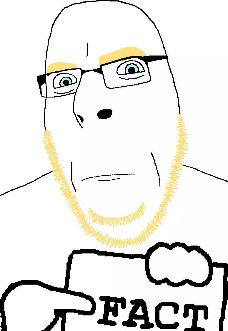 Soyjak Cobson A10 Aryan fact.webp