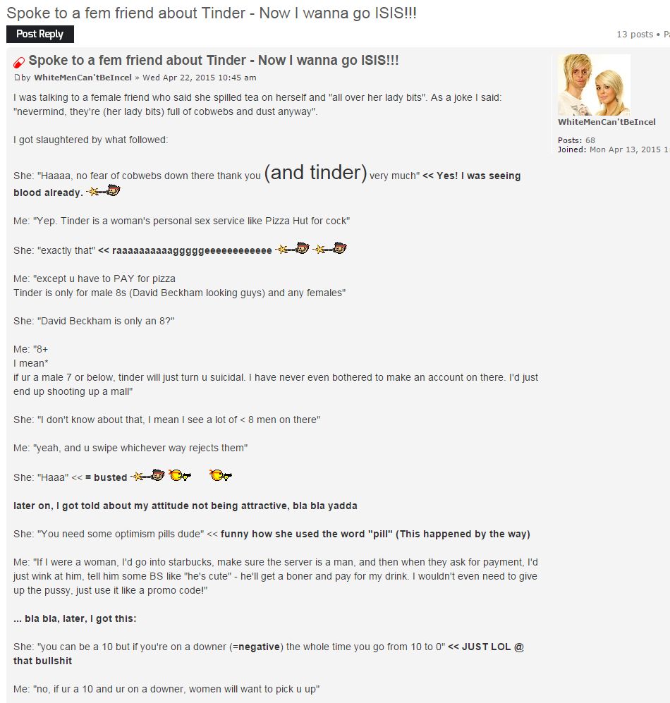 Spoke to a fem friend about Tinder - Now I wanna go ISIS!!! -  SlutHate.com  PuaHate .png
