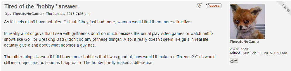 Tired of the  hobby  answer. -  SlutHate.com  PuaHate .png