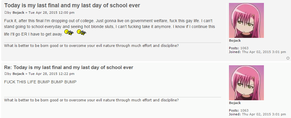 Today is my last final and my last day of school ever -  SlutHate.com  PuaHate .png