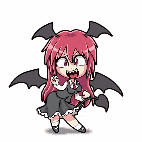 Touhou Koakuma GIF - Touhou Koakuma Dance - Discover & Share GIFs